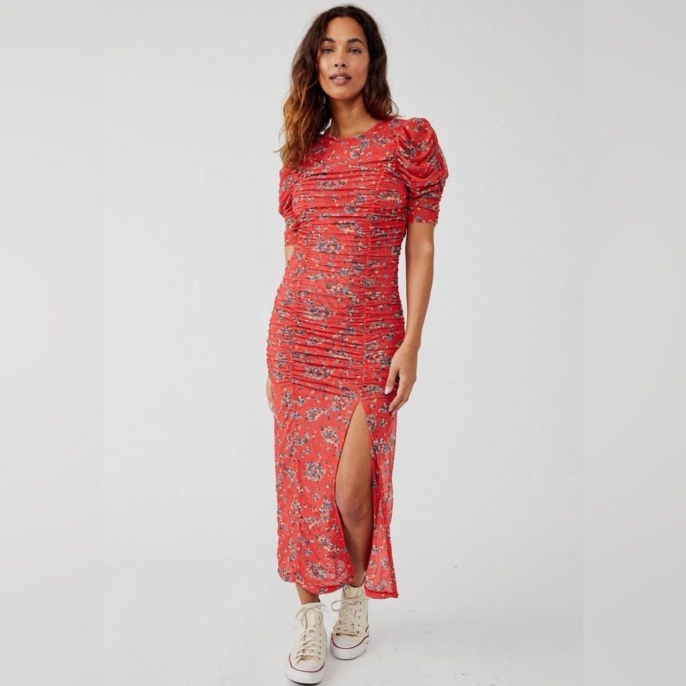 Free People Briella Midi - Bloom Combo Size XS - Picture 2 of 11